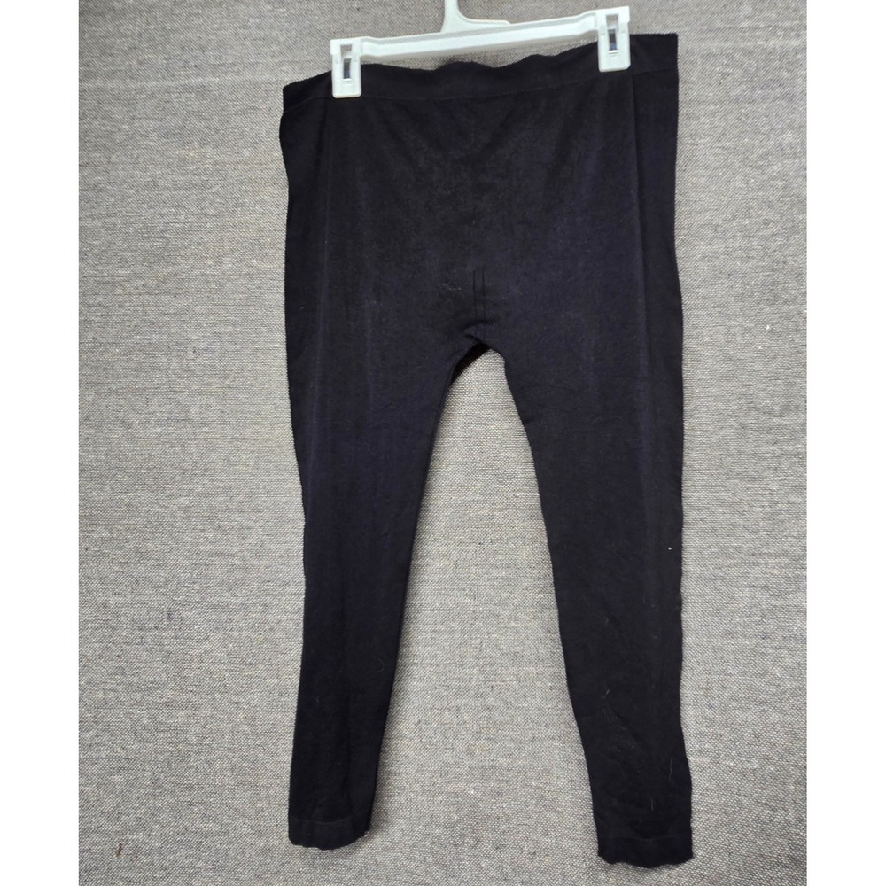 Prime Cut Black Seamless Leggings One Size High Waisted Nylon Spandex Stretch